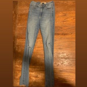 Hollister super skinny high rise jeans